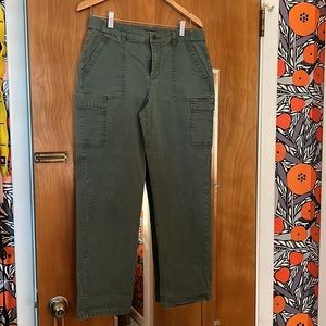 Toad & Co green pants size 10